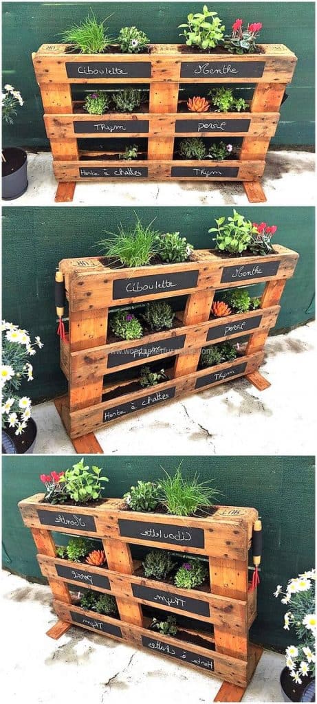 pallet-herb-planter