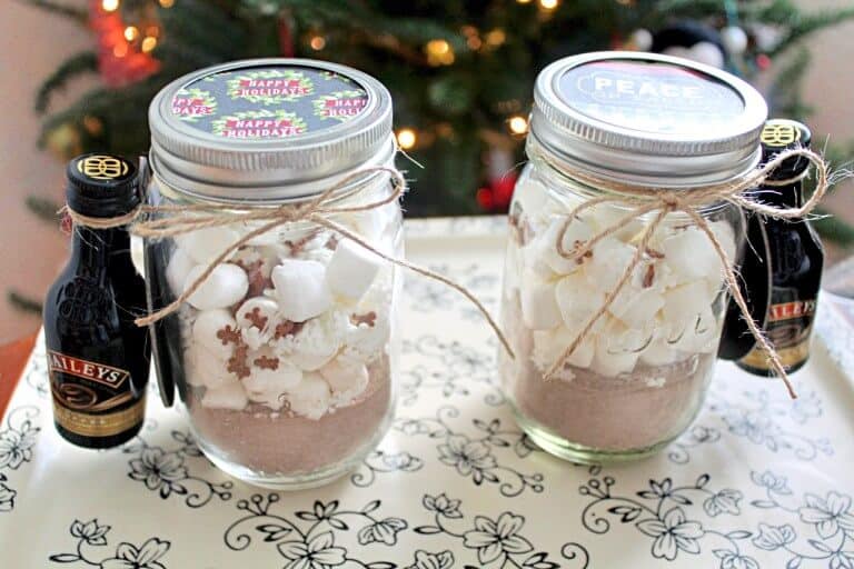 Baileys Hot Cocoa Mix In A Mason Jar
