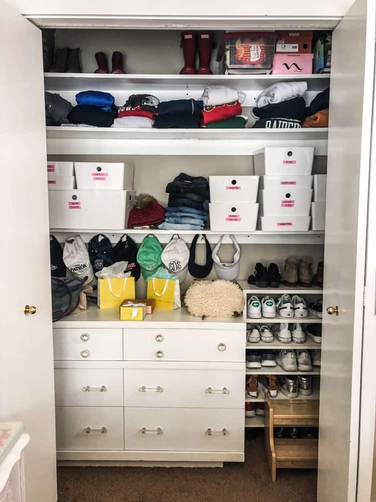 diy closet organizer