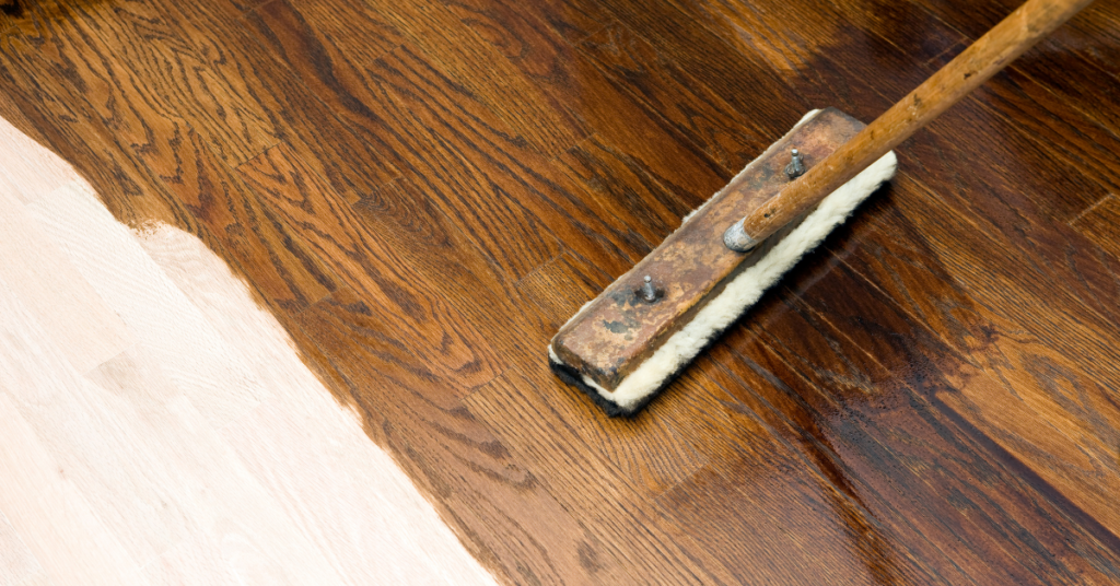 Staining the Hardwood Floor