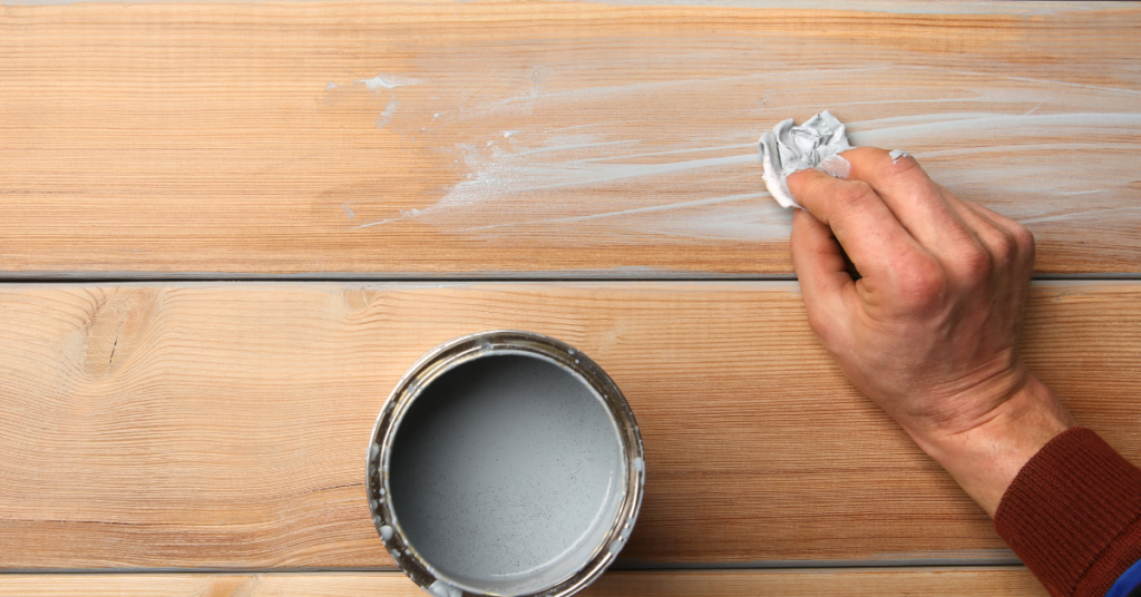 Painting Wood With Solid Objects