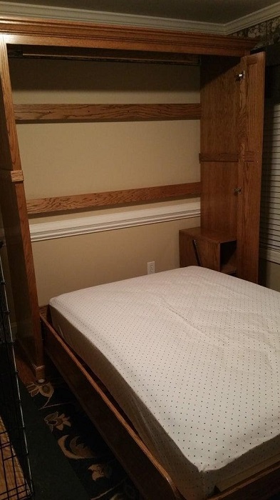 Upcycled DIY Murphy Bed