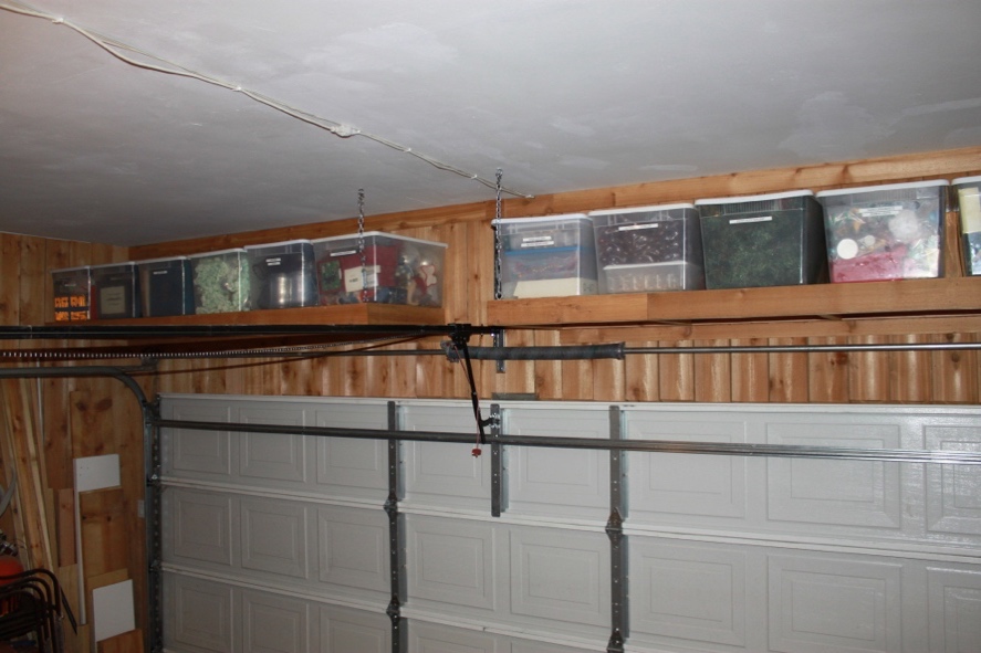  Shelves Over Garage Door