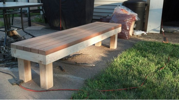 Cheap outdoor bench