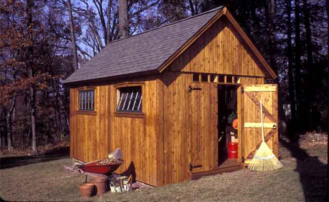 10*16 Colonial Plywood Shed