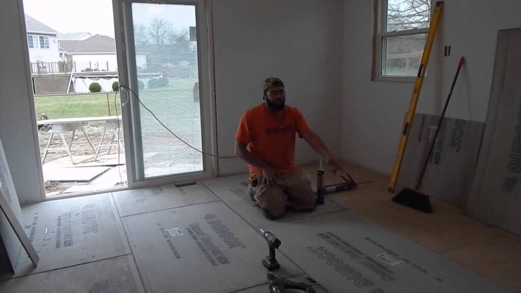 Use a Cement Board to Install Tile on Concrete