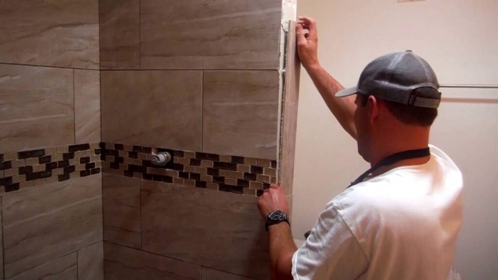 how to install tile edging