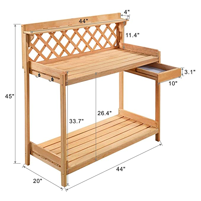 Accessible potting bench