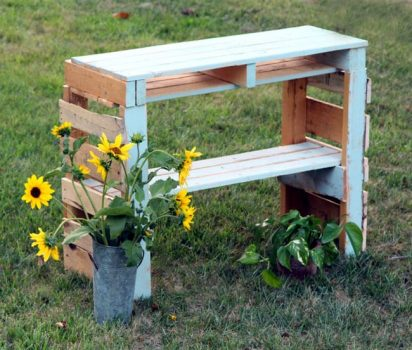 Simple potting bench