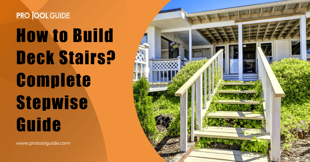 how to build deck stairs