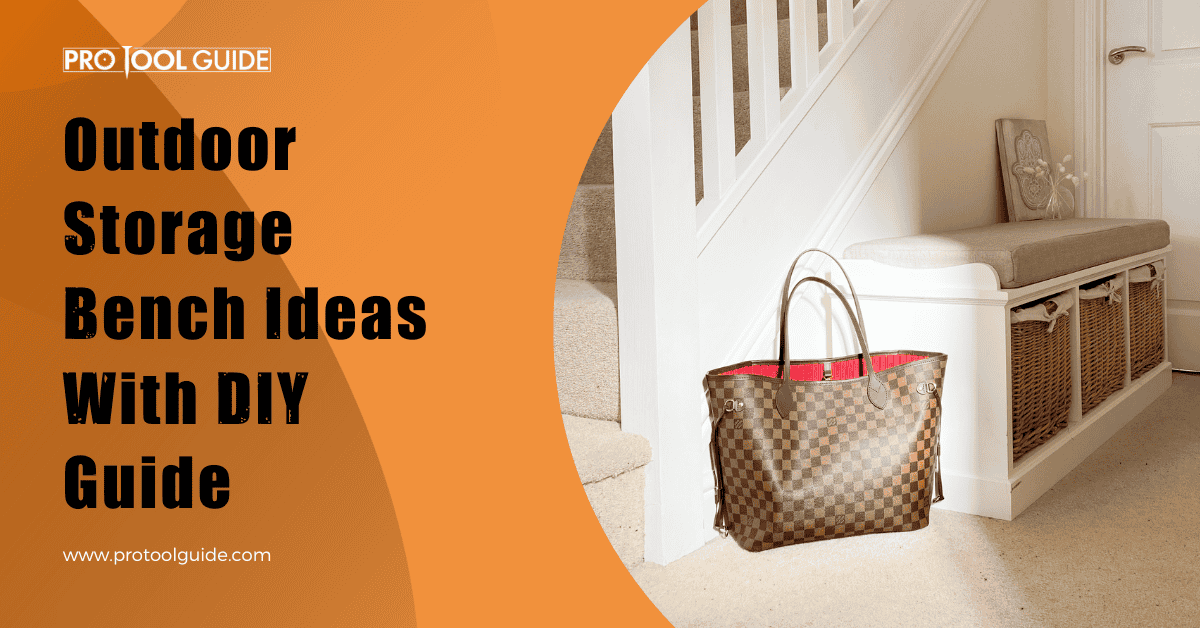 outdoor storage bench