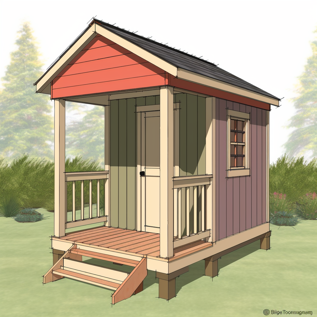8x12 Tall Gable Shed