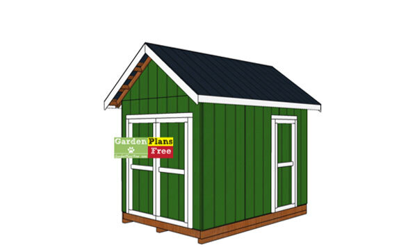 8×12 Cozy Garden Shed