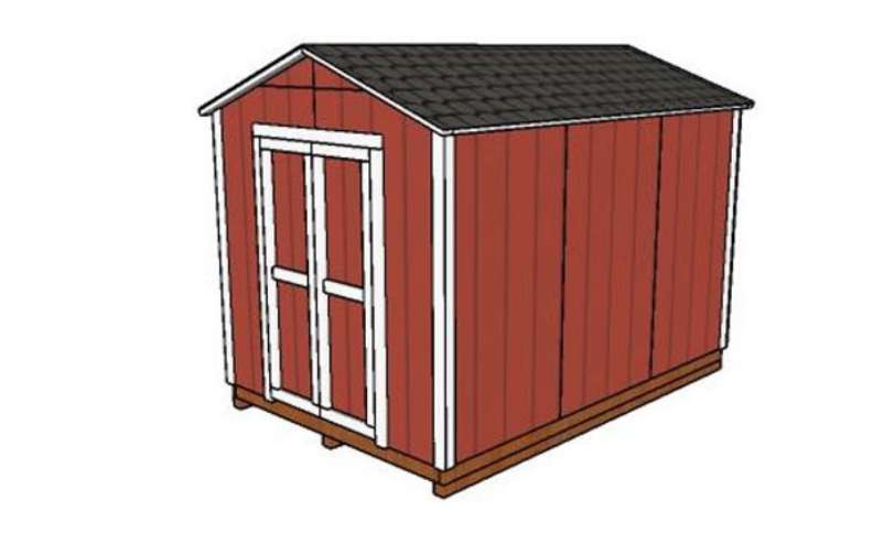 Cheap 8×10 Shed