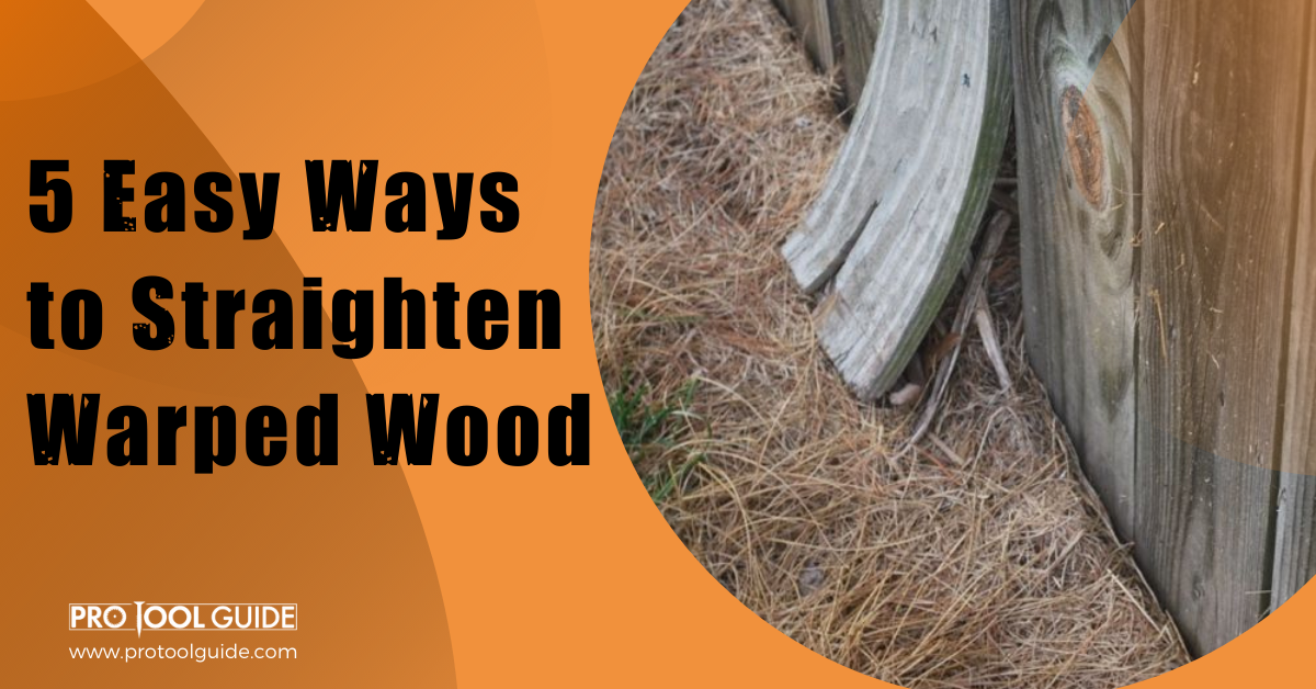 how to straighten warped wood