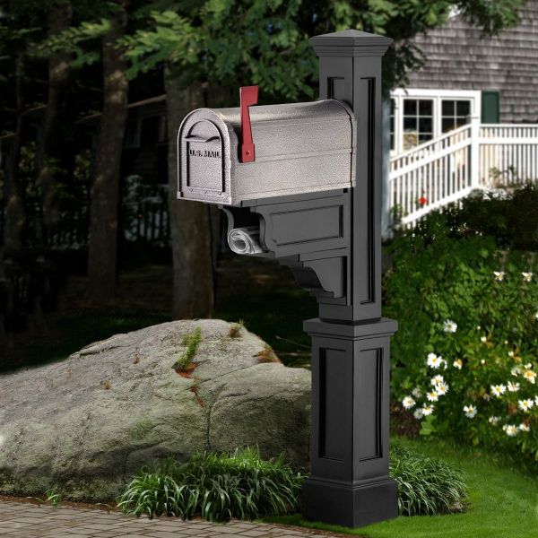 Classy Paneled Mailbox Post