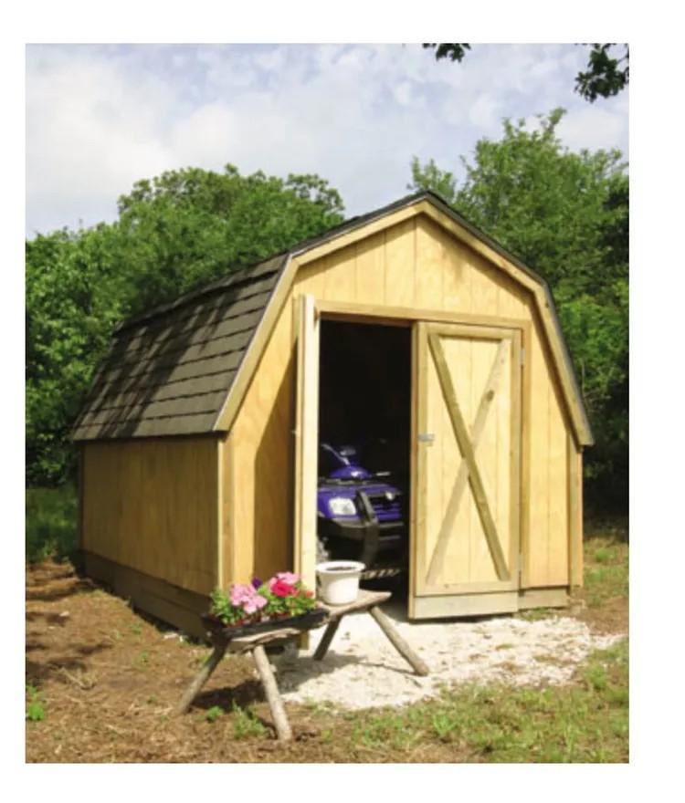 Large Drive-Through Shed