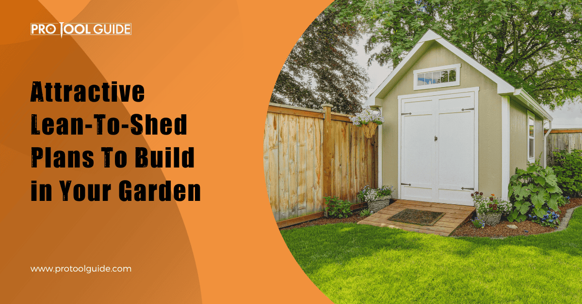 Lean-To-Shed Plans