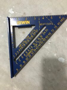 Irwin Tools Rafter Square 1794463 use