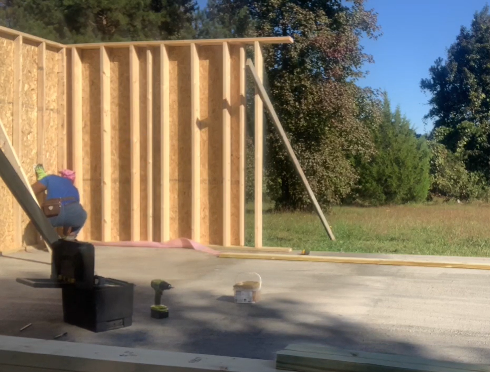 16x20 Shed on Concrete Floor
