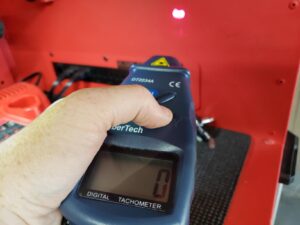 CyberTech Digital Photo Laser Tachometer measuring