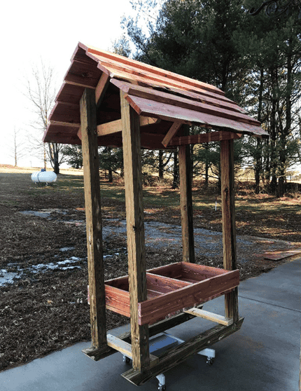 DIY Deer Feed Trough Plan