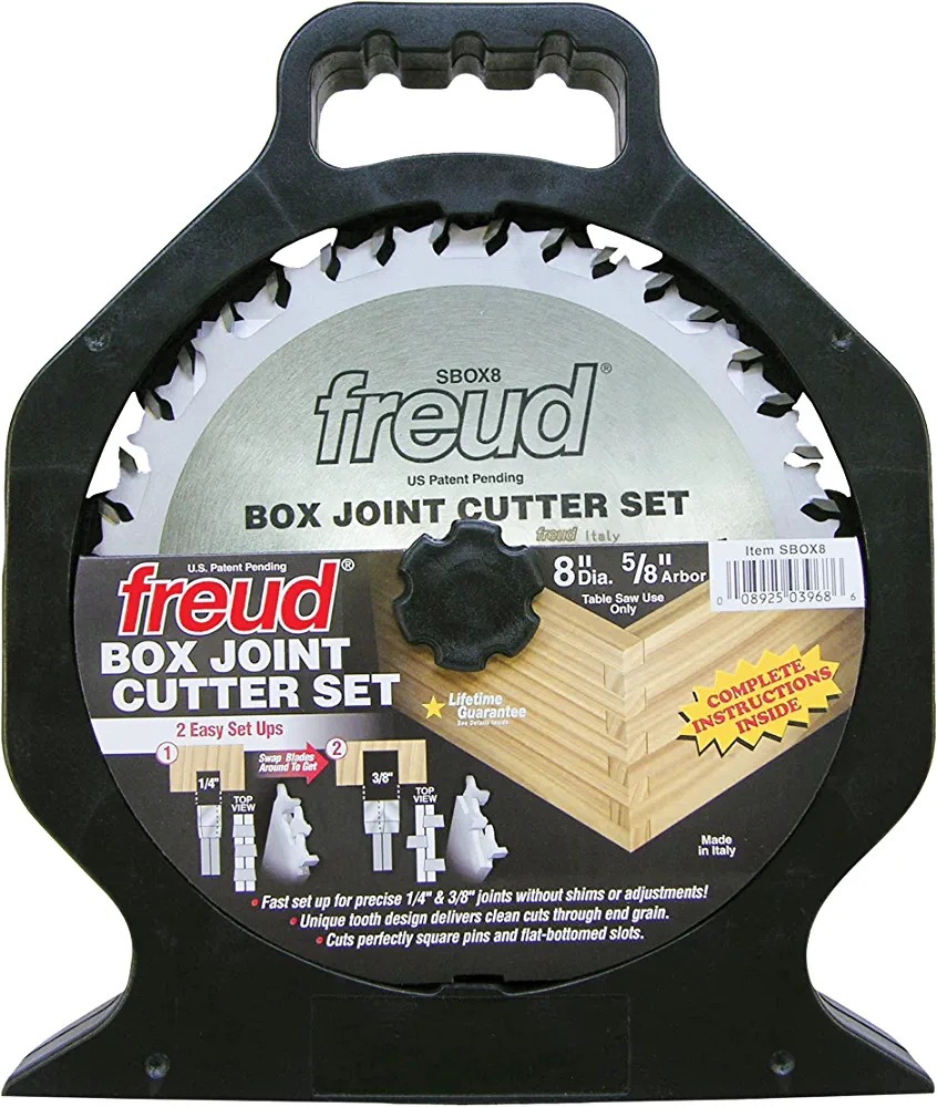 Freud SBOX8 8" Box Joint Cutter Set