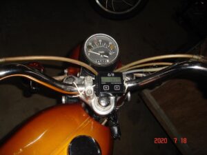 Timorn T886 Tachometer For Small Engines using in a bike