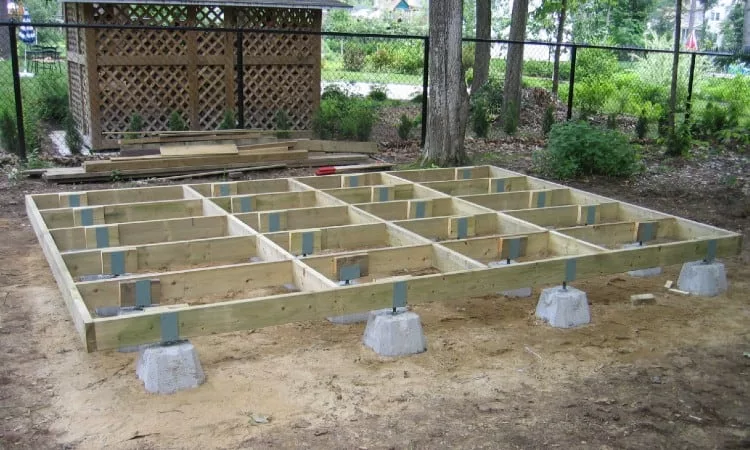 How Many Concrete Piers Do I Need for a Shed?