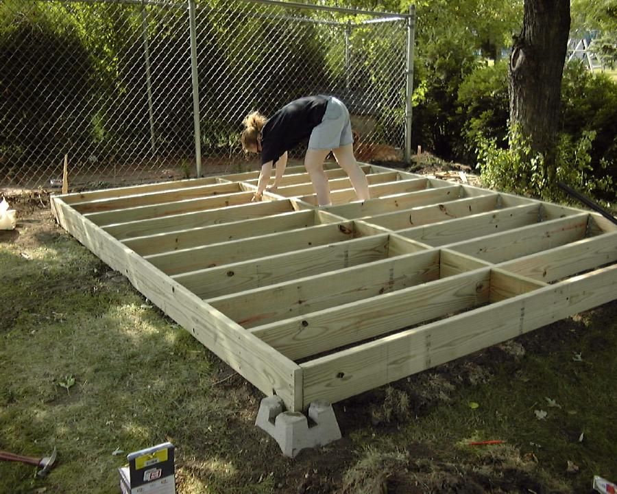 How to Build Shed Foundation Piers?