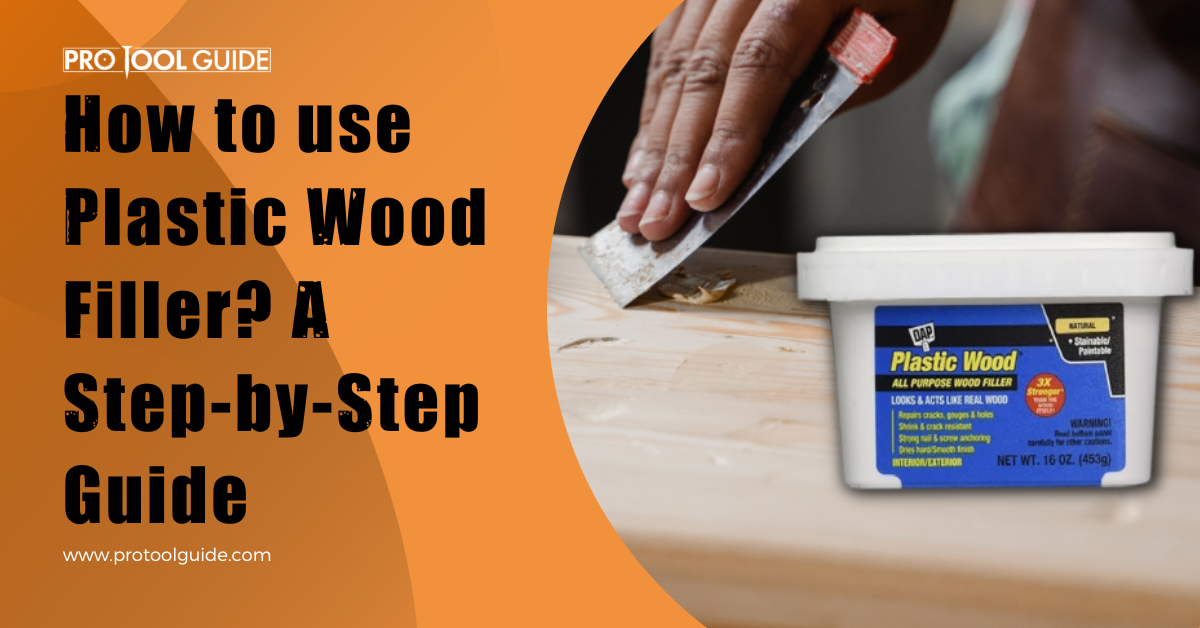 how to use plastic wood filler