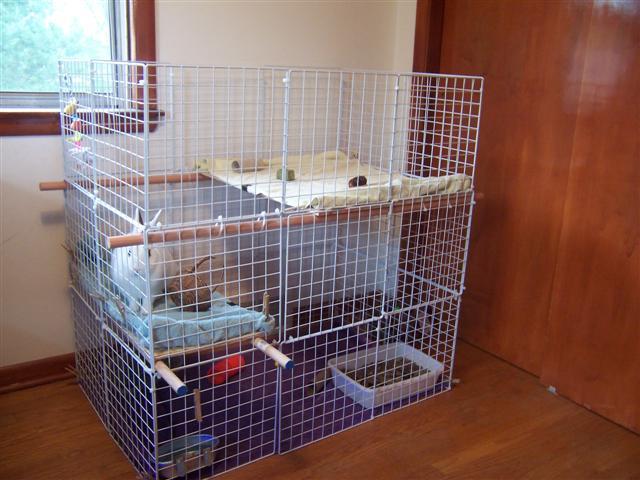 Wire Storage Cube Cage